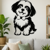 cute puppy dog stencil printable pet stencil for wall painting (diy wall art template)