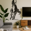 running horse wall stencil printable diy galloping horse wall art template