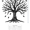 tree of life wall stencil printable diy nature wall art template