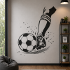 soccer football wall stencil