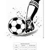 soccer football wall stencil size guide
